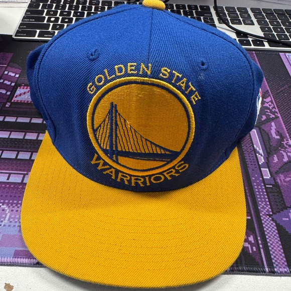 Mitchell & Ness Golden State Warriors NBA Snapback Hat Retro Basketball - Picture 1 of 1